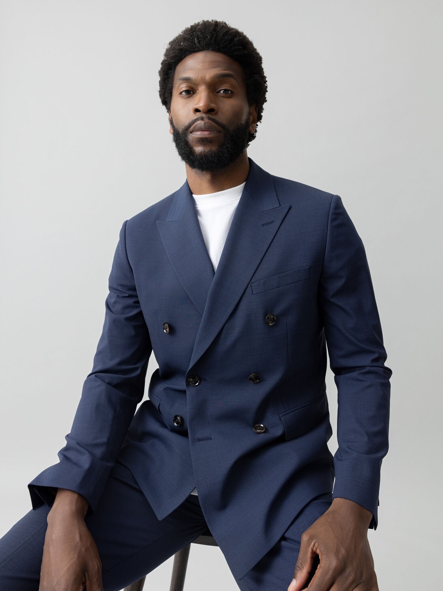 Modelshot / Navy / Detail